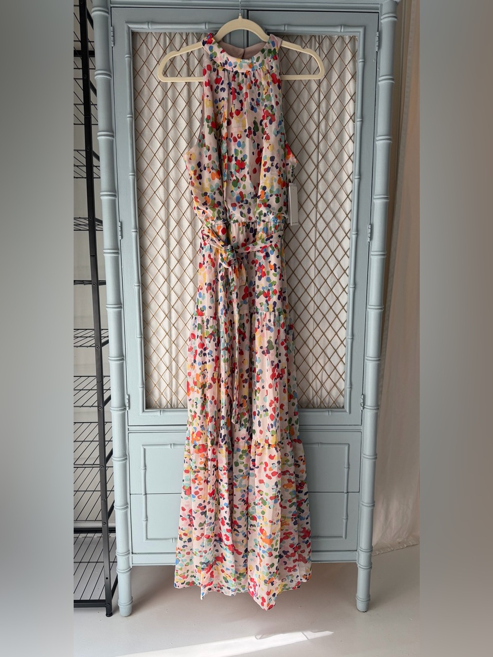 julia jordan Multicolor Confetti Print Maxi Dress